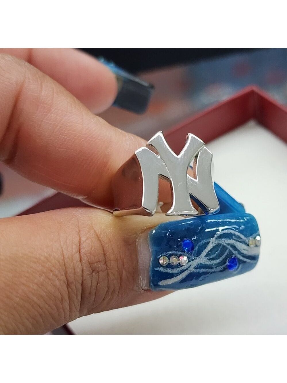 New York Yankees Sterling Silver 925 Ring